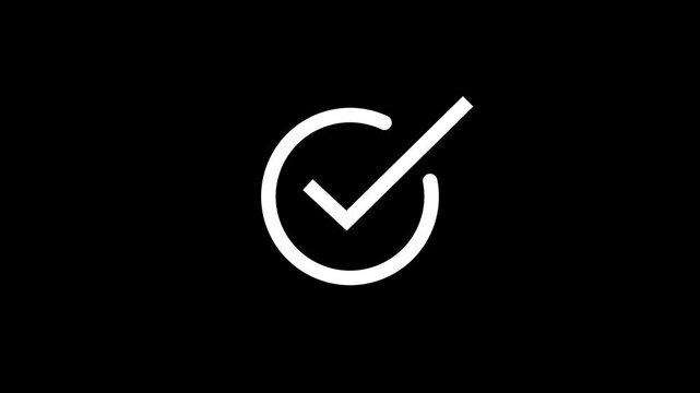 loading glitch circle animation on black background. Circular loading bar with glitch and noise. Display stuck animation