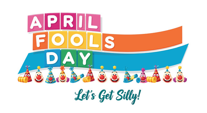 April Fools' Day vector illustration