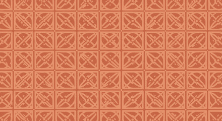 Orange Geometric Pattern Background