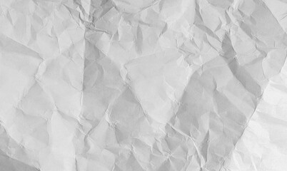 Obraz premium Worn paper texture with creases and rough surface. White sheet background perfect for vintage