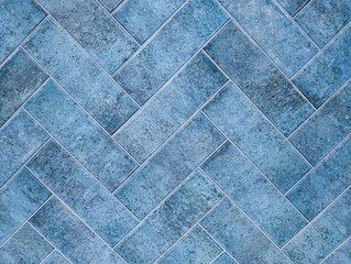 Textured Blue Tile with Classic Pattern for Wall and Floor