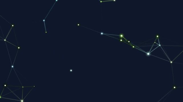 Constellations in the Night Sky Animation.