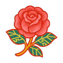 Naklejka premium PNG Vibrant floral illustration design