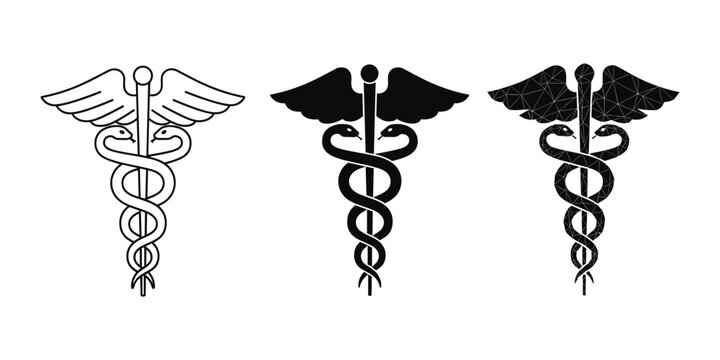 Caduceus Medical Symbols Collection