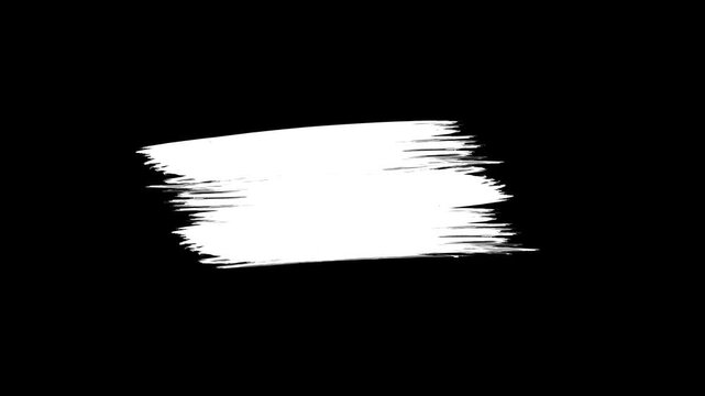 Painting Black Brush Grunge background for titles or other your text with alpha channel. 