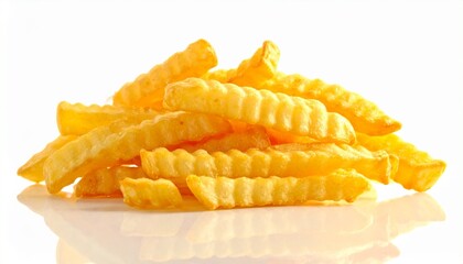 Pile of Golden Crispy French Fries