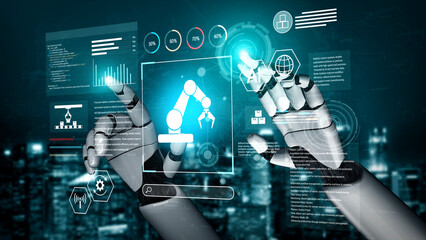 AI assists in developing robotic process automation that enhances manufacturing productivity,...