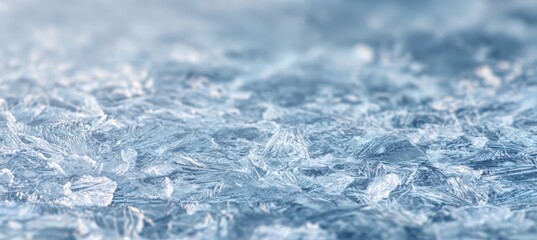 Obraz premium Macro Detail of Crystalline Ice Surface with Pebbled Texture