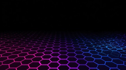 Fototapeta premium abstract blue background with hexagons