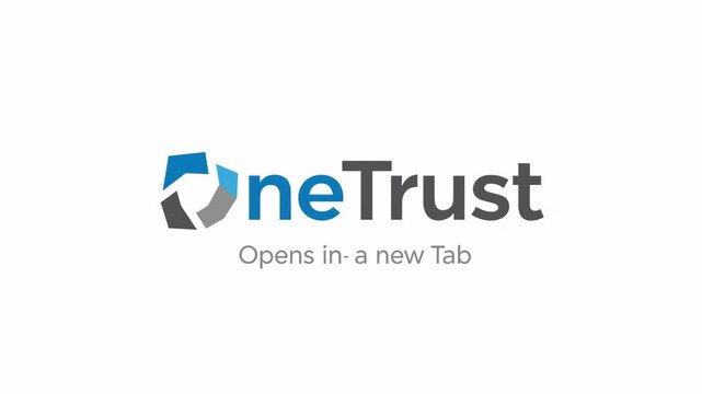 A minimalist logo design featuring a geometric emblem with shades of blue and gray. The wordmark is presented in a clean sans-serif font. The tagline suggests a digital interface interaction