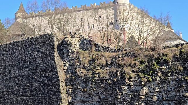 Zvolen Castle Renaissance architecture and stone walls Slovakia