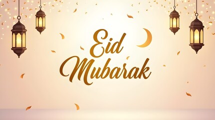 Naklejka premium eid mubarak