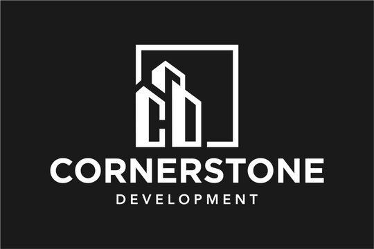 Cornerstone Development Company Logo Design.