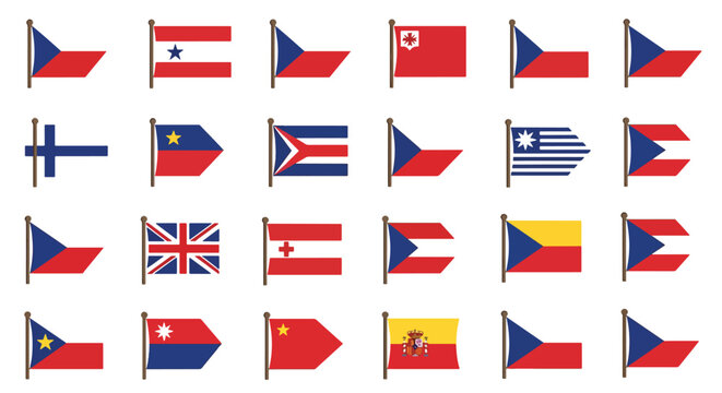 Collection of International Flags