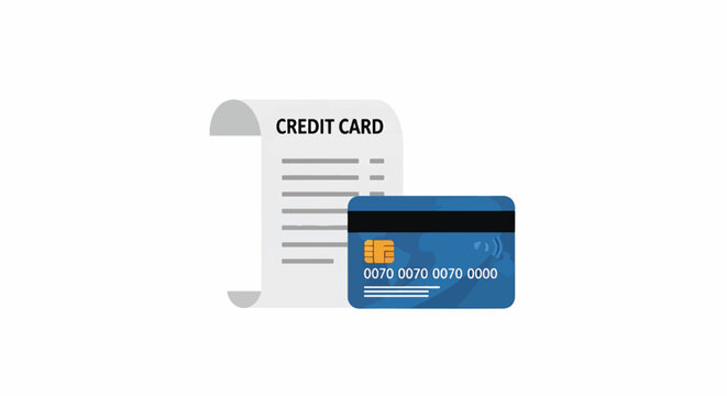 Credit Card and Invoice Document
