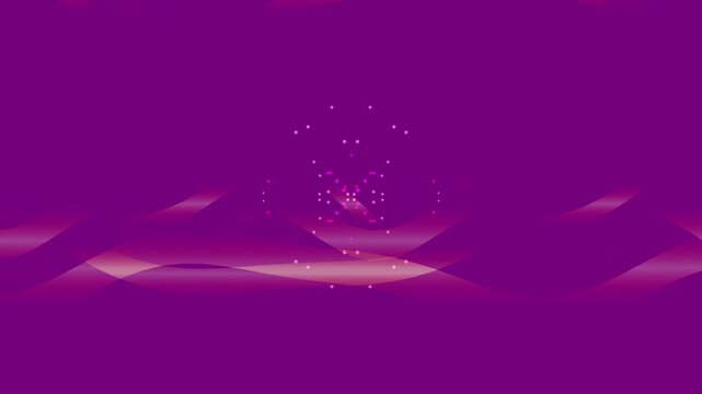 Purple Background with Pink Abstract Shapes.
