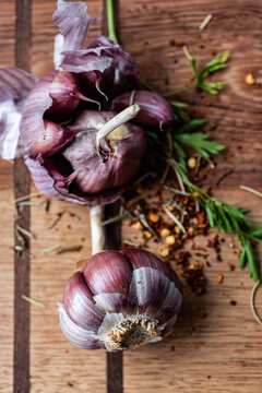 alhos e outros temperos