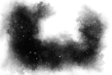 Naklejka premium Magic Black Smoke Framed Shape