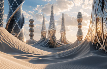 Alien Desert City