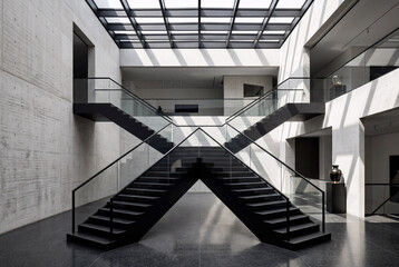 Symmetrical Stair Architecture