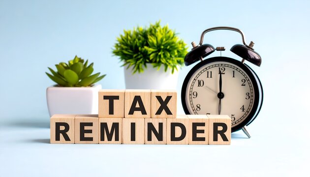 Tax Reminder Still Life