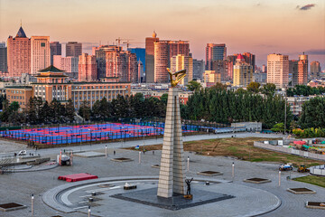 Architectural landscape of Changchun Cultural Square, China © xiaowei