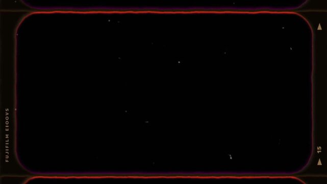 Clean light leaks dust scratches vintage cinematic overlay reel scroll animation.