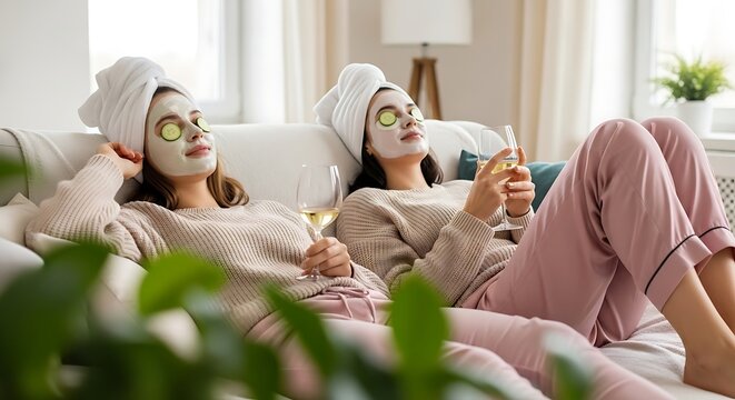 Wellness and Friendship Lifestyle Scene
