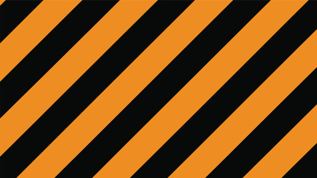 Vibrant orange and black diagonal stripes pattern