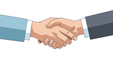 Business Handshake Agreement Partnership Deal.