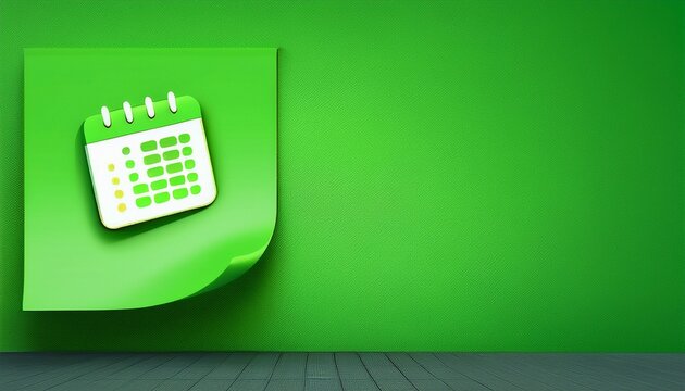 green calendar reminder