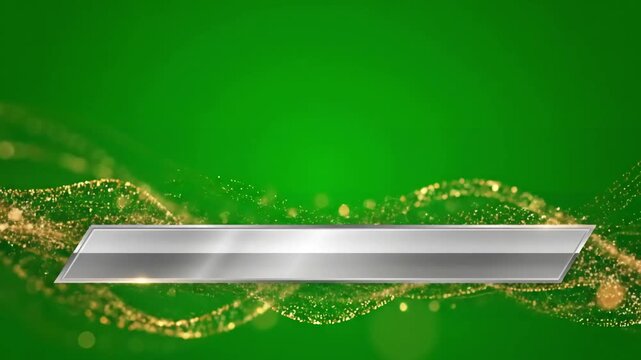 Green Screen simple lower third design element animated in 4k 60fps elegant video intro l3rd news animation high resolution scene 2 with distortion, overlay, glitch, static noise, scan lines on black