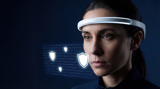 Innovative security measures tech lab image dark environment close-up aai gen concept
