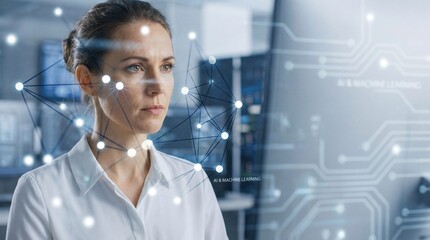 Obraz premium Futuristic concepts of ai insights on intelligent systems and digital innovation