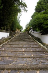 杵築の町並み　勘定場の坂（北台武家屋敷）