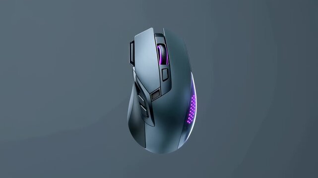 Modern Gaming Mouse with RGB Lighting