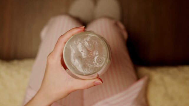 Pills and vitamins macro, Close up view of womans hands holding plenty of different drugs. Painkillers and antibiotics. Healthcare and medicine concept