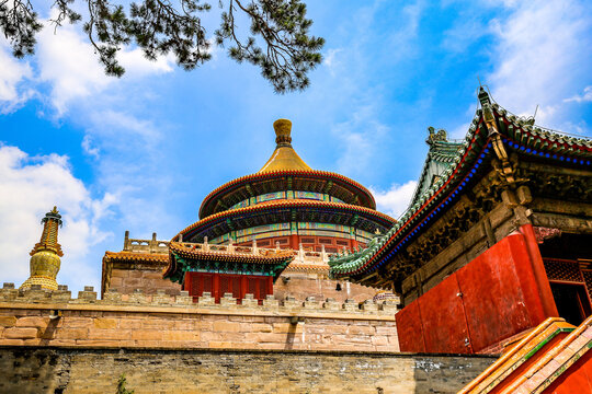 Pule Temple Chengde Hebei Province China - Traditional Buddhist Architecture