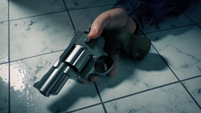Gun Is Planted On Person Criminal Scene