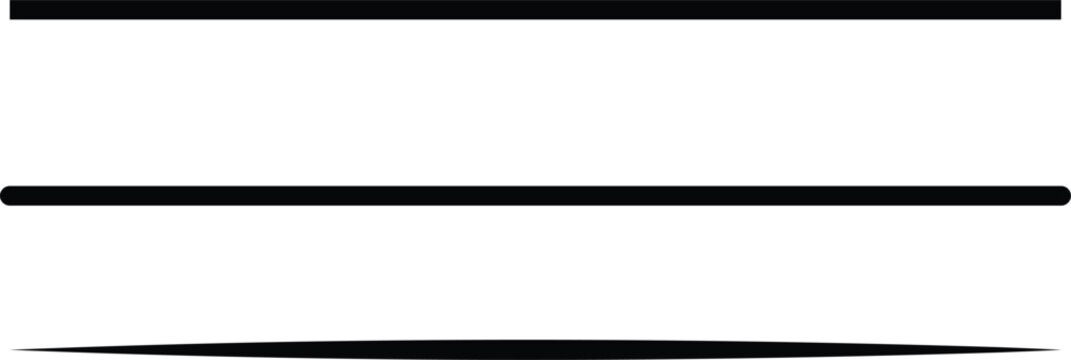 Black horizontal lines on white background abstract