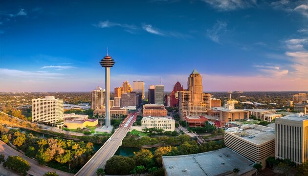 san antonio texas usa downtown skyline