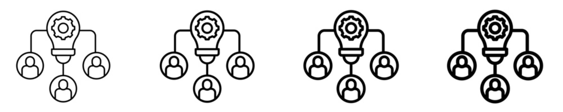 Crowdsourcing Icon Set Different Style Collection