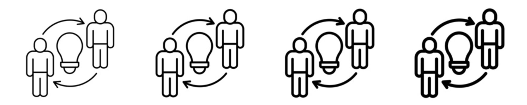 Change Agent Icon Set Different Style Collection