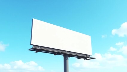 Obraz premium billboard on city street