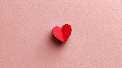Obraz premium red heart on a wooden background