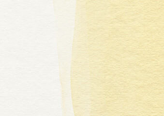 白い水彩紙に広がる金色の波のグランジ背景素材