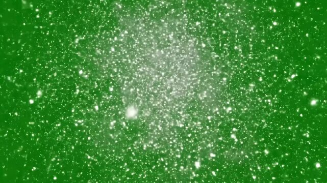 Green Screen glitter sparkle animated 3d animation ultra high definition 4k video white shining dust light fireworks explosion effect background concept christmas party celebrate birthday scene 4 with