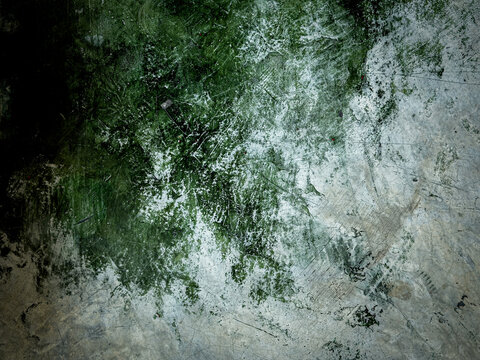 green mortar background texture, crack wall background, concrete texture