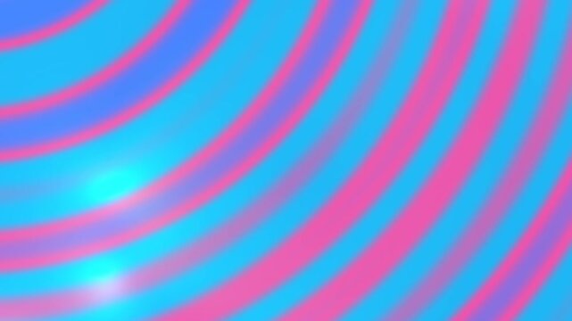 Neon wave stripe animation in 4K colorful abstract background.