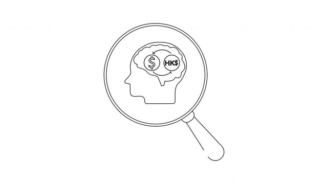 Financial Focus - Magnifying Glass on Money Mindset.